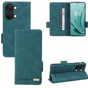 For OnePlus Ace 2V Magnetic Clasp Leather Phone Case(Green)