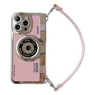 For iPhone 12 Pro Camera Style Phone Case(Pink)