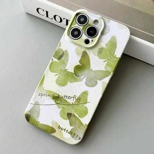 For iPhone 14 Pro Max Precise Hole Glossy PC Phone Case(Summer Butterfly)