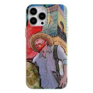 For iPhone 13 Silk Texture Phone Case(Walking)