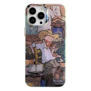 For iPhone 11 Silk Texture Phone Case(Thinking)