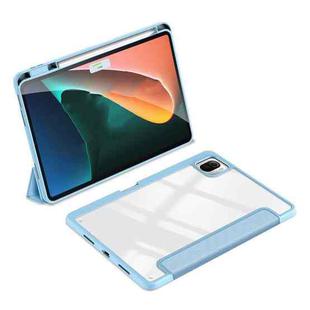 For Xiaomi Pad 6 / 6 Pro DUX DUCIS TOBY Series Antiskid Leather Tablet Case with Sleep / Wake-up Function(Blue)