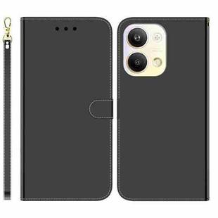 For OPPO Reno9 Pro Imitated Mirror Surface Leather Phone Case(Black)