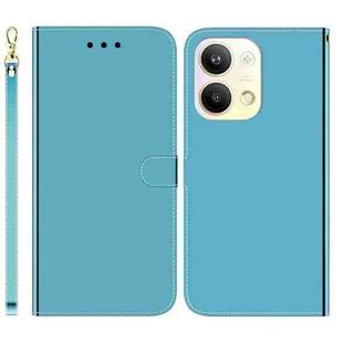 For OPPO Reno9 Pro Imitated Mirror Surface Leather Phone Case(Blue)