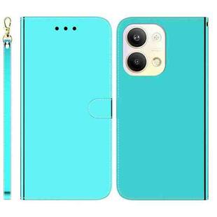 For OPPO Reno9 Pro Imitated Mirror Surface Leather Phone Case(Mint Green)