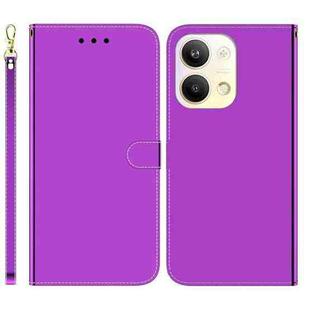 For OPPO Reno9 Pro Imitated Mirror Surface Leather Phone Case(Purple)