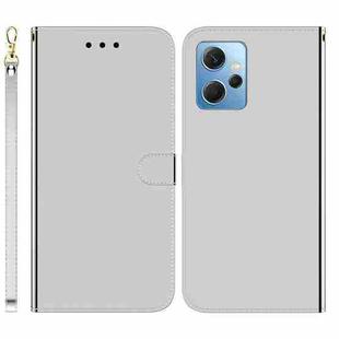 For Xiaomi Redmi Note 12 4G Global Imitated Mirror Surface Leather Phone Case(Silver)
