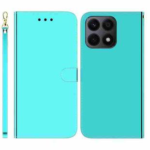 For Honor X8a Imitated Mirror Surface Leather Phone Case(Mint Green)