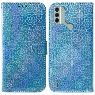 For Nokia C31 Colorful Magnetic Buckle Leather Phone Case(Blue)