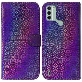 For Nokia C31 Colorful Magnetic Buckle Leather Phone Case(Purple)