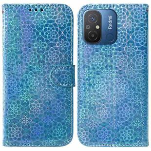 For Xiaomi Redmi 12C / 11A Colorful Magnetic Buckle Leather Phone Case(Blue)