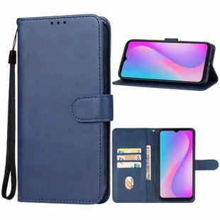 For Itel A60 Leather Phone Case(Blue)