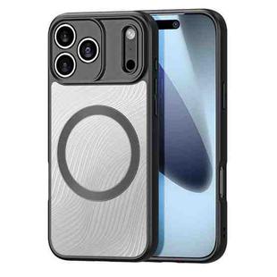 For iPhone 17 Pro DUX DUCIS Aimo Mag Series TPU + PC MagSafe Frosted Feel Phone Case(Black)