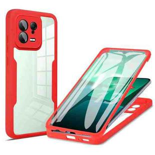 For Xiaomi 13 Acrylic + TPU 360 Degrees Full Coverage Phone Case(Red)