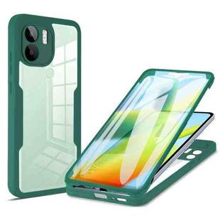 For Xiaomi Redmi A1+ Acrylic + TPU 360 Degrees Full Coverage Phone Case(Green)