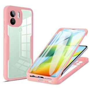 For Xiaomi Redmi A1+ Acrylic + TPU 360 Degrees Full Coverage Phone Case(Pink)