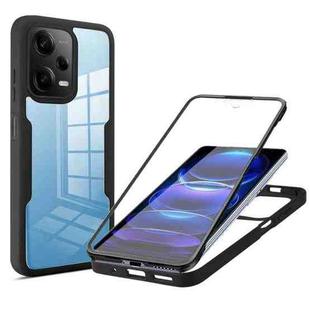 For Xiaomi Redmi Note 12 Pro 5G / Poco X5 Pro Acrylic + TPU 360 Degrees Full Coverage Phone Case(Black)