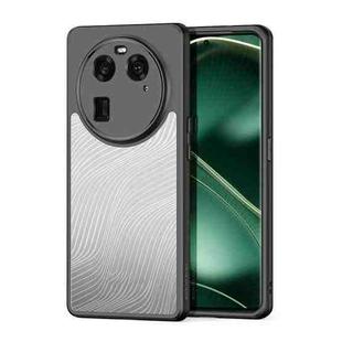 For OPPO Find X6 DUX DUCIS Aimo Series TPU + PC Frosted Feel Phone Case(Black)