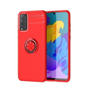 For Huawei Honor Play 4T Pro Lenuo Shockproof TPU Protective Case with Invisible Holder(Red)