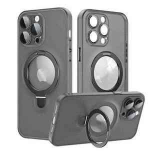 For iPhone 14 Pro MagSafe Magnetic Multifunctional Holder Phone Case(Black)