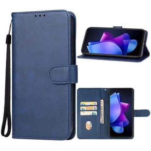 For Tecno Spark 10 / 10C Leather Phone Case(Blue)