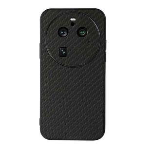 For OPPO Find X6 Pro Carbon Fiber Texture Shockproof Phone Case(Black)