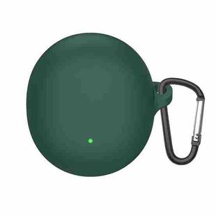 For OPPO Enco Air 3 Silicone Wireless Earphone Protective Case(Deep Green)