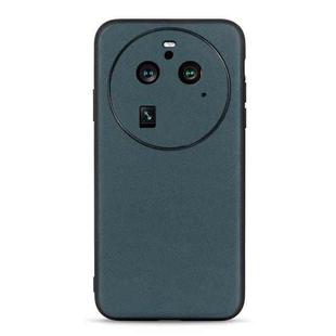 For OPPO Find X6 Pro Lambskin Texture Genuine Leather Phone Case(Green)