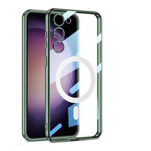 For Samsung Galaxy S23 5G GKK Magsafe Full Coverage TPU Phantom Phone Case(Green)