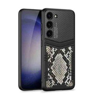 For Samsung Galaxy S23 5G GKK TPU + PU Full Coverage Phone Case(Python Texture)