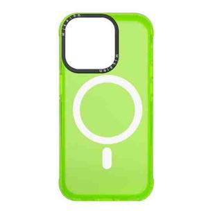 For iPhone 14 Pro Acrylic + TPU MagSafe Protective Phone Case(Green)