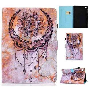 For Huawei MatePad SE Sewing Thread Horizontal Painted Tablet Leather Case with Pen Cover(Dreamcatcher)