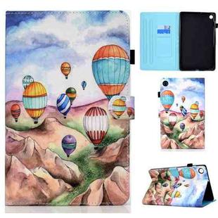 For Huawei MatePad SE Sewing Thread Horizontal Painted Tablet Leather Case(Balloon)