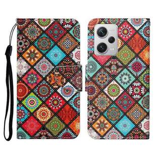 For Xiaomi Redmi Note 12 Pro 5G/Poco X5 Pro Colored Drawing Pattern Flip Leather Phone Case(Ethnic Style)