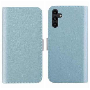 For Samsung Galaxy A24 4G Candy Color Litchi Texture Leather Phone Case(Light Blue)