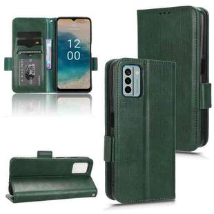 For Nokia G22 4G Symmetrical Triangle Leather Phone Case(Green)