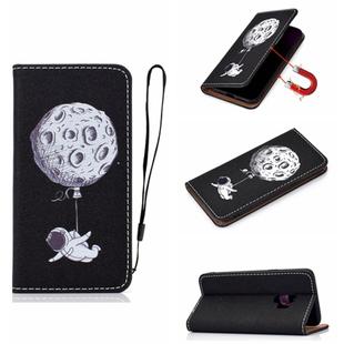For Galaxy S9 3D Painting Horizontal Flip Leather Case with Holder & Card Slot & Wallet & Lanyard(Spaceman)