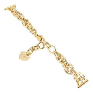 22mm Universal Metal Chain Watch Band(Gold)