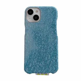 For iPhone 14 Gradient Denim Texture Phone Case(Blue)