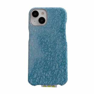 For iPhone 14 Plus Gradient Denim Texture Phone Case(Blue)
