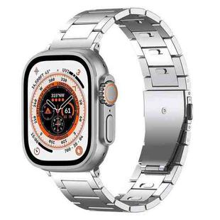 Quick Disassembly Titanium Alloy Watch Band For Apple Watch Series 9&8&7 41mm / SE 3&SE 2&6&SE&5&4 40mm / 3&2&1 38mm (Silver)