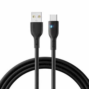 JOYROOM S-UC027A13 3A USB to USB-C / Type-C Fast Charging Data Cable, Length:1.2m(Black)