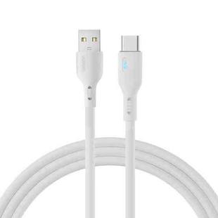 JOYROOM S-UC027A13 3A USB to USB-C / Type-C Fast Charging Data Cable, Length:1.2m(White)