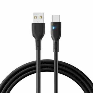 JOYROOM S-UC027A13 3A USB to USB-C / Type-C Fast Charging Data Cable, Length:2m(Black)