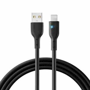 JOYROOM S-UL012A13 2.4A USB to 8 Pin Fast Charging Data Cable, Length:2m(Black)