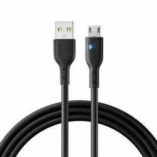 JOYROOM S-UM018A13 2.4A USB to Micro USB Fast Charging Data Cable, Length:1.2m(Black)