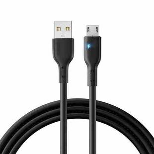 JOYROOM S-UM018A13 2.4A USB to Micro USB Fast Charging Data Cable, Length:2m(Black)