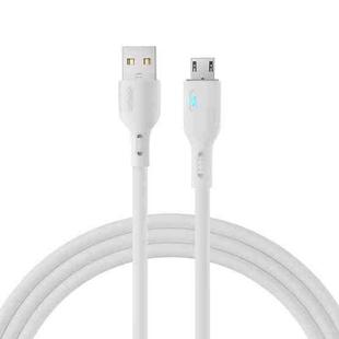 JOYROOM S-UM018A13 2.4A USB to Micro USB Fast Charging Data Cable, Length:2m(White)