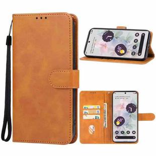 For Google Pixel 8 Leather Phone Case(Brown)