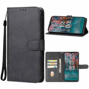 For Nokia C12 / C12 Plus / C12 Pro Leather Phone Case(Black)